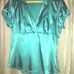 Beautiful Teal silky top